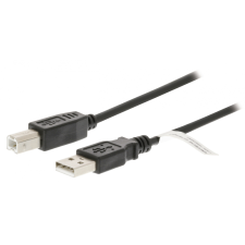 Valueline Valuline CCGT60100BK20 USB-A apa - USB-B apa 2.0 Nyomtató kábel - Fekete (2m) kábel és adapter