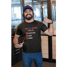  Van egy lányom fekete póló egyedi ajándék