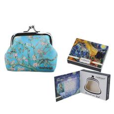  Van Gogh Mandulavirágzás műbőr pénztárca / buksza