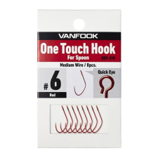  Vanfook OSP-31R One Touch Hook 6 szakáll nélküli horog 8db horog