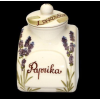 Vanilia Kerámia 52-22, Violin levendulás nagyfűszertartó, választható felirat, V.K.52-22