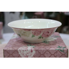 Vanilia Kerámia Romantic Rose porcelán tál 14cm tányér és evőeszköz