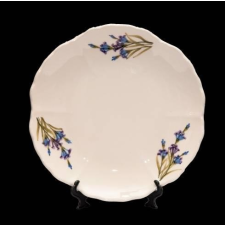 Vanilia Kerámia Romantik festett desszerttányér,levendula,kerámia,kézzel festett, V.K.28-08 tányér és evőeszköz