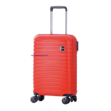  Vanille közepes méretű piros bőrönd, 62cmx45cmx26cm-keményfalú kézitáska és bőrönd