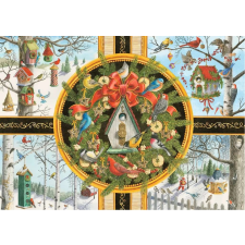 Vánozi énekes madarak XXL puzzle 500 darabos puzzle, kirakós