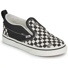 Vans Belebújós cipők Slip-On V GEO CHECK BLACK/WHITE Fekete 26 gyerek cipő