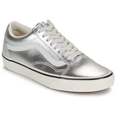 Vans Rövid szárú edzőcipők Old Skool LEATHER METALLIC SILVER Ezüst 38