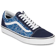 Vans Rövid szárú edzőcipők Old skool NVY -  PAISLEY NAVY Kék 46