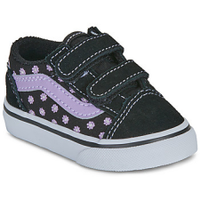 Vans Rövid szárú edzőcipők Old Skool V FLORAL EMBROIDERY PURPLE Fekete 26 gyerek cipő