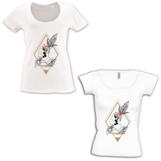  Varázs ékkő - Mély kivágású & Csónaknyakú Női Póló