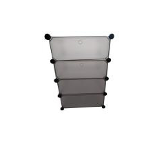  Variálható elemes cipős szekrény 4 ajtós fehér (V0104T4W) bútor