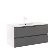  Vario Pull 100 alsó szekrény mosdóval fürdőszoba bútor