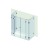 Varioglass Marmorin Debra 2 medencés szögletes gránit mosogató 800 x 510 x 207 mm