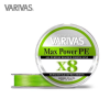  Varivas Max Power PE X8 Lime Green Fluo 150m #1,0 0,165mm 20,2lbs fonott zsinór
