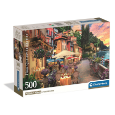 Városok Olaszország Lake Como 500 db-os Compact puzzle Clementoni puzzle, kirakós