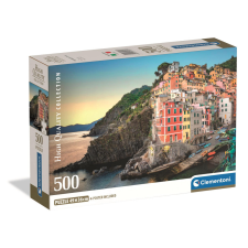 Városok Olaszország Riomaggiore 500 db-os Compact puzzle Clementoni puzzle, kirakós