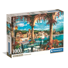 Városok Olaszország View of Lake Como 1000 db-os Compact puzzle Clementoni puzzle, kirakós