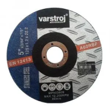 Varstroj inox vágókorong 125x1,6mm csiszolókorong és vágókorong