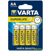 Varta 2006 - 4 db cink-szén elem SUPERLIFE AA 1,5V