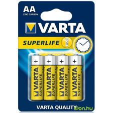 Varta 2006 - 4 db cink-szén elem SUPERLIFE AA 1,5V ceruzaelem