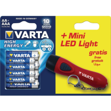 Varta alkáli elem AA + AAA High Energy 8db Promotional blister (VARTA-92400 / 92400121812) ceruzaelem
