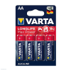 Varta Ceruzaelem LR6 1,5V 4db Varta Max-Tech alkáli ceruza elem AA