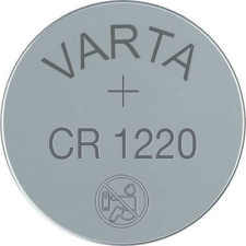 Varta CR1220 lítium gombelem, 3 V, 35 mA, Varta BR1220, DL1220, ECR1220, KCR1220, KL1220, KECR1220, LM1220 (6220101401) gombelem