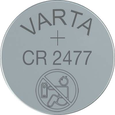 Varta Electronics CR2477 Gombelem CR 2477 Lítium 850 mAh 3 V 1 db (6477101401) gombelem