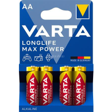 Varta Elem, AA ceruza, 4 db, VARTA &quot;Longlife Max Power&quot; ceruzaelem