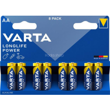 Varta Elem, AA ceruza, 8 db, VARTA &quot;Longlife Power&quot; ceruzaelem