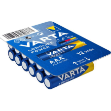 Varta Elem, AAA mikro, 12 db, VARTA &quot;Longlife Power&quot; ceruzaelem