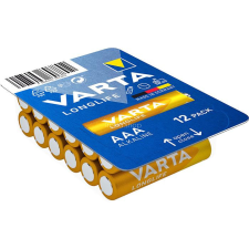 Varta Elem, AAA mikro, 12 db, VARTA &quot;Longlife&quot; ceruzaelem