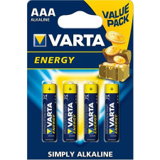 Varta Elem, AAA mikro, 4 db, VARTA &quot;Energy&quot; ceruzaelem