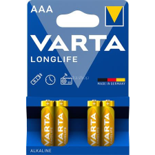 Varta Elem, AAA mikro, 4 db, VARTA &quot;Longlife&quot; ceruzaelem
