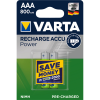Varta Elem tölthető akku AAA mikro 800 mAH Power 2 db/csomag, Varta