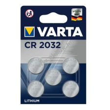 Varta Lithium gombelem CR2032, helyettesíti DL2032 IEC CR2032 5db/csom. gombelem