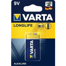  VARTA Longlife Alkáli 9V Elem B1 9 v-os elem