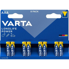 Varta Longlife Power Alkaline AAA ceruza elem 8 db/csomag (4903121418) (Varta4903121418) ceruzaelem