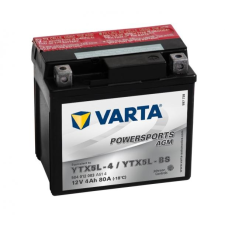 Varta Powersports AGM 12V 4Ah jobb+ - YTX5L-4 / YTX5L-BS motor motorkerékpár akkumulátor akku 504012003 autó akkumulátor