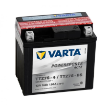 Varta Powersports AGM 12V 5Ah jobb+ - YTZ7S-4 / YTZ7S-BS motor motorkerékpár akkumulátor akku 507902011 autó akkumulátor