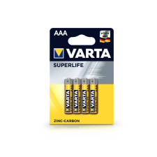 Varta Superlife Zinc-Carbon AAA ceruza elem 4db/csomag (VR0022) (VR0022) ceruzaelem