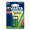 Varta Tölthető elem, 9V, 1x200 mAh, előtöltött, VARTA Power Accu (VAKU10)