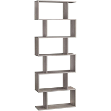 Vasagle Könyvespolc, szabadon álló polc, szürke bútor