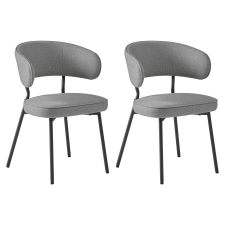 Vasagle Modern étkezőszékek 2db-os, sötétszürke bútor