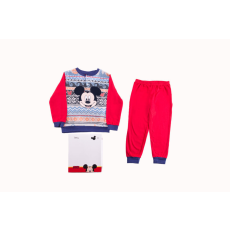  Vastag pamut gyerek pizsama - Mickey egér - piros - 104