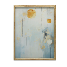  VÁSZON FESTMÉNY ARANY MINIMALIZMUS FALHOZ KERET NÉLKÜL 50x70 CM grafika, keretezett kép