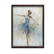 VÁSZON FESTMÉNY FALI BALERINA ÉTERIKUS TÁNCHOZ 70x100 CM KERET NÉLKÜL grafika, keretezett kép