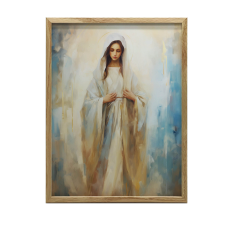  VÁSZON FESTMÉNY MÁRIA SZENT SZÉPSÉG KERET NÉLKÜL 70x100 CM grafika, keretezett kép