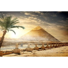  Vászon festmény, MEDIA, Piramis6, 105 x 70 cm grafika, keretezett kép