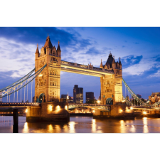  Vászon festmény, MÉDIA, Tower Bridge éjjel, 105 x 70 cm grafika, keretezett kép